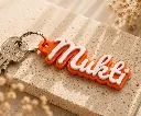 Personalized Script Name Keychain